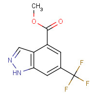 848678-62-6 methyl 6-(trifluoromethyl)-1H-indazole-4-carboxylate chemical structure