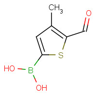 352530-25-7 (5-formyl-4-methylthiophen-2-yl)boronic acid chemical structure