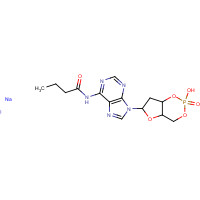108347-96-2 N-[9-(2-hydroxy-2-oxo-4a,6,7,7a-tetrahydro-4H-furo[3,2-d][1,3,2]dioxaphosphinin-6-yl)purin-6-yl]butanamide;sodium chemical structure