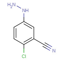 209960-92-9 2-chloro-5-hydrazinylbenzonitrile chemical structure