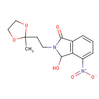 1245654-37-8 3-hydroxy-2-[2-(2-methyl-1,3-dioxolan-2-yl)ethyl]-4-nitro-3H-isoindol-1-one chemical structure