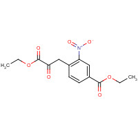 861384-91-0 ethyl 4-(3-ethoxy-2,3-dioxopropyl)-3-nitrobenzoate chemical structure