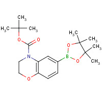 1161362-35-1 tert-butyl 6-(4,4,5,5-tetramethyl-1,3,2-dioxaborolan-2-yl)-2,3-dihydro-1,4-benzoxazine-4-carboxylate chemical structure