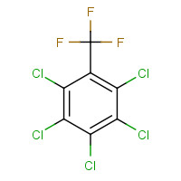 384-83-8 1,2,3,4,5-pentachloro-6-(trifluoromethyl)benzene chemical structure