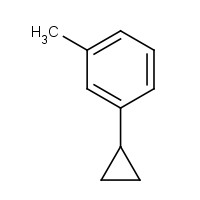 19714-73-9 1-cyclopropyl-3-methylbenzene chemical structure