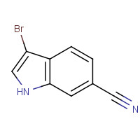 1326714-80-0 3-bromo-1H-indole-6-carbonitrile chemical structure