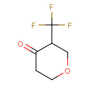 625099-69-6 3-(trifluoromethyl)oxan-4-one chemical structure