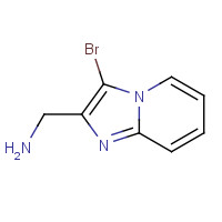 379727-16-9 (3-bromoimidazo[1,2-a]pyridin-2-yl)methanamine chemical structure