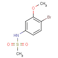 177360-09-7 N-(4-bromo-3-methoxyphenyl)methanesulfonamide chemical structure