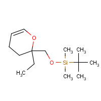 1239019-22-7 tert-butyl-[(2-ethyl-3,4-dihydropyran-2-yl)methoxy]-dimethylsilane chemical structure