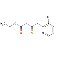 1124383-00-1 ethyl N-[(3-bromopyridin-2-yl)carbamothioyl]carbamate chemical structure