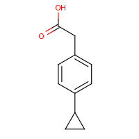 40641-90-5 2-(4-cyclopropylphenyl)acetic acid chemical structure