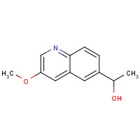 1355583-57-1 1-(3-methoxyquinolin-6-yl)ethanol chemical structure
