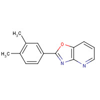 64289-47-0 2-(3,4-dimethylphenyl)-[1,3]oxazolo[4,5-b]pyridine chemical structure
