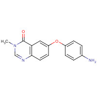 953414-05-6 6-(4-aminophenoxy)-3-methylquinazolin-4-one chemical structure