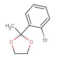 50777-64-5 2-(2-bromophenyl)-2-methyl-1,3-dioxolane chemical structure