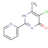 286430-67-9 5-chloro-6-methyl-2-pyridin-2-yl-1H-pyrimidin-4-one chemical structure