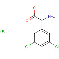 1137014-87-9 2-amino-2-(3,5-dichlorophenyl)acetic acid;hydrochloride chemical structure