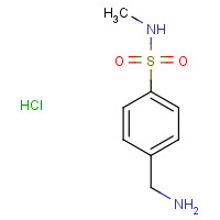 116599-32-7 4-(aminomethyl)-N-methylbenzenesulfonamide;hydrochloride chemical structure