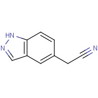 1000543-14-5 2-(1H-indazol-5-yl)acetonitrile chemical structure