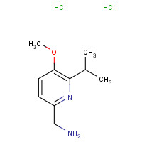 1112851-62-3 (5-methoxy-6-propan-2-ylpyridin-2-yl)methanamine;dihydrochloride chemical structure