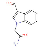 312973-43-6 2-(3-formylindol-1-yl)acetamide chemical structure