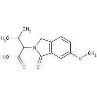 1448189-57-8 2-(5-methoxy-3-oxo-1H-isoindol-2-yl)-3-methylbutanoic acid chemical structure