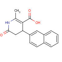 864082-24-6 6-methyl-4-naphthalen-2-yl-2-oxo-3,4-dihydro-1H-pyridine-5-carboxylic acid chemical structure