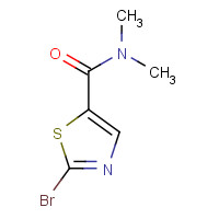 87807-88-3 2-bromo-N,N-dimethyl-1,3-thiazole-5-carboxamide chemical structure