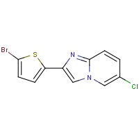 439107-51-4 2-(5-bromothiophen-2-yl)-6-chloroimidazo[1,2-a]pyridine chemical structure