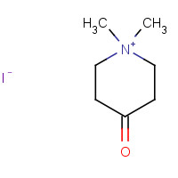 26822-37-7 1,1-dimethylpiperidin-1-ium-4-one;iodide chemical structure