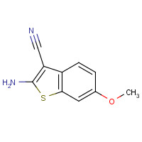 221061-11-6 2-amino-6-methoxy-1-benzothiophene-3-carbonitrile chemical structure