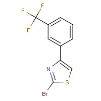887625-72-1 2-bromo-4-[3-(trifluoromethyl)phenyl]-1,3-thiazole chemical structure