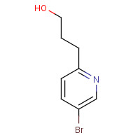 111770-87-7 3-(5-bromopyridin-2-yl)propan-1-ol chemical structure