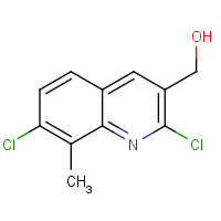 1017403-83-6 (2,7-dichloro-8-methylquinolin-3-yl)methanol chemical structure