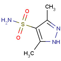 88398-54-3 3,5-dimethyl-1H-pyrazole-4-sulfonamide chemical structure