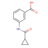 54057-68-0 3-(cyclopropanecarbonylamino)benzoic acid chemical structure