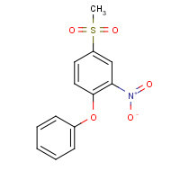 102309-64-8 4-methylsulfonyl-2-nitro-1-phenoxybenzene chemical structure