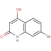 100748-65-0 7-bromo-4-hydroxy-1H-quinolin-2-one chemical structure