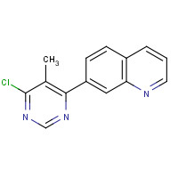 852062-18-1 7-(6-chloro-5-methylpyrimidin-4-yl)quinoline chemical structure