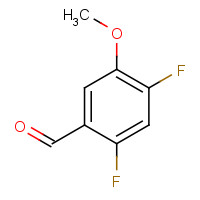 177034-25-2 2,4-difluoro-5-methoxybenzaldehyde chemical structure