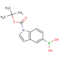 317830-84-5 [1-[(2-methylpropan-2-yl)oxycarbonyl]indol-5-yl]boronic acid chemical structure