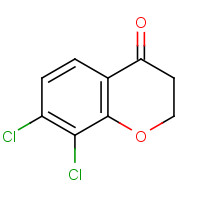 27407-09-6 7,8-dichloro-2,3-dihydrochromen-4-one chemical structure