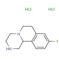 1188265-20-4 9-fluoro-2,3,4,6,7,11b-hexahydro-1H-pyrazino[2,1-a]isoquinoline;dihydrochloride chemical structure