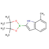 912331-68-1 7-methyl-2-(4,4,5,5-tetramethyl-1,3,2-dioxaborolan-2-yl)-1H-indole chemical structure