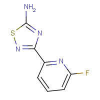 1179361-21-7 3-(6-fluoropyridin-2-yl)-1,2,4-thiadiazol-5-amine chemical structure