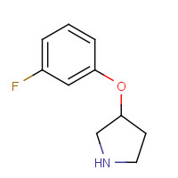 871587-68-7 3-(3-fluorophenoxy)pyrrolidine chemical structure