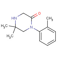 1000047-41-5 5,5-dimethyl-1-(2-methylphenyl)piperazin-2-one chemical structure