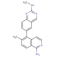 943606-29-9 6-(1-amino-6-methylisoquinolin-5-yl)-N-methylquinazolin-2-amine chemical structure