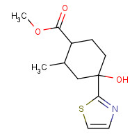 1312678-17-3 methyl 4-hydroxy-2-methyl-4-(1,3-thiazol-2-yl)cyclohexane-1-carboxylate chemical structure